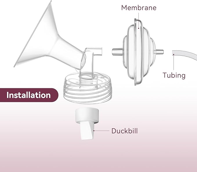 12PCS Duckbill Valve & Silicone Membrane Diaphragm Replacement Compatible with Spectra Backflow Protector Valves, Not Original, Replace Spectra Accessories