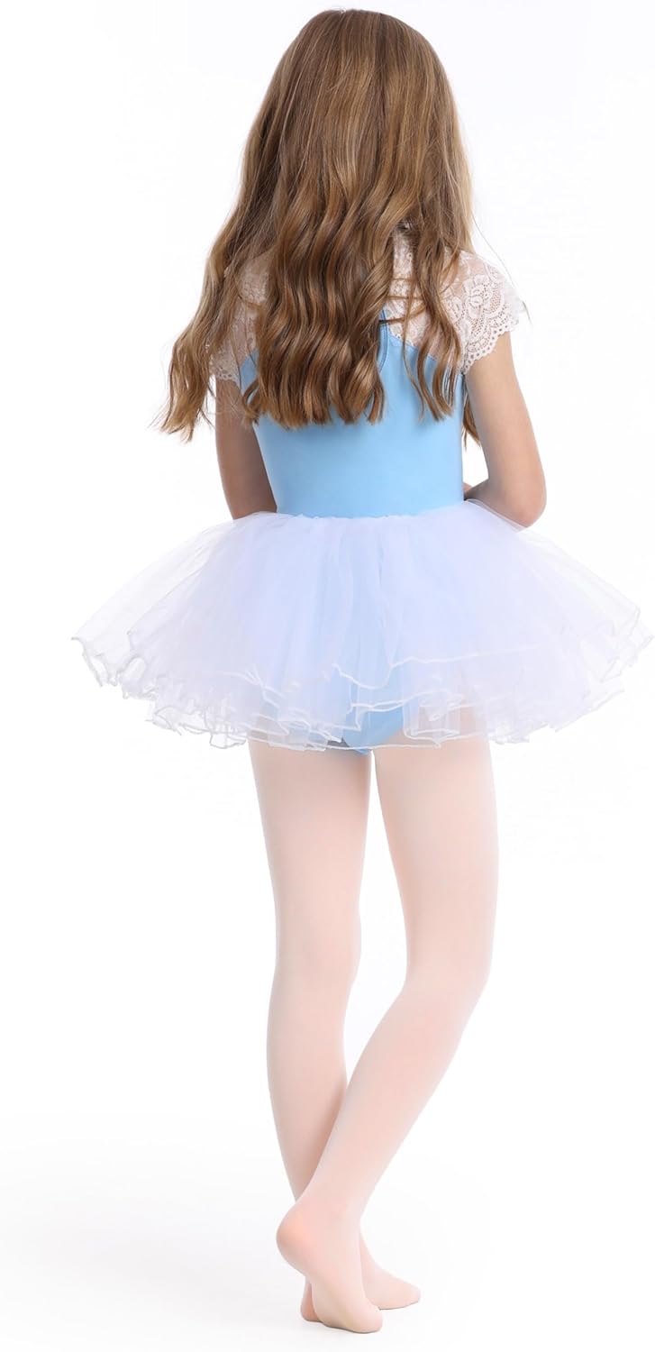 Toddler Girls Tights Dance Ballet Footed Leggings Ultra Soft Stockings for Kids Students