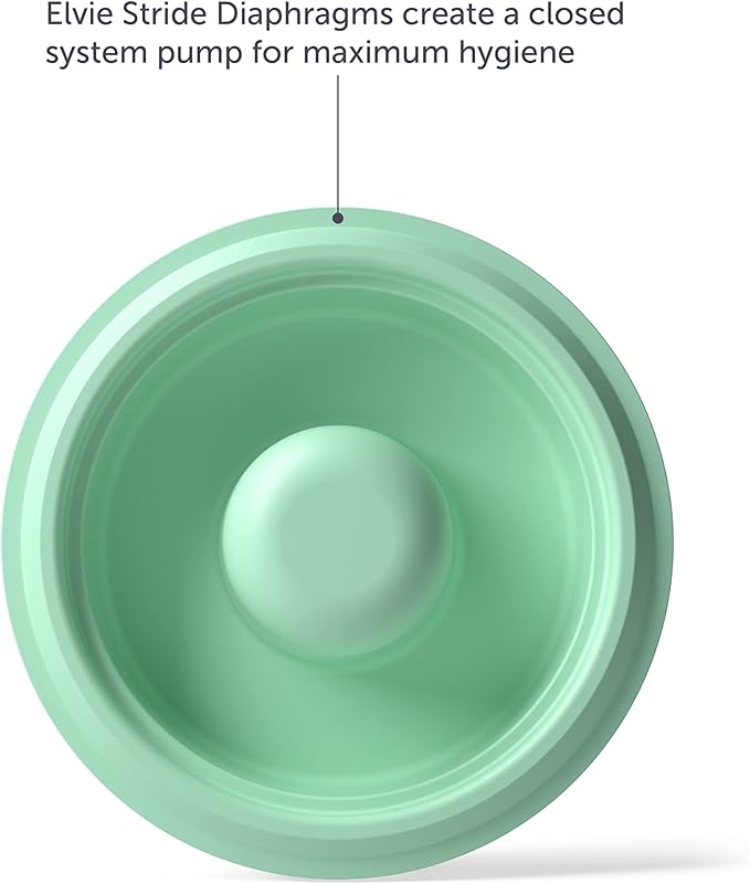 Elvie Stride Diaphragm - Breast Pump & Breastfeeding Essentials - Accessories for Breastmilk Storage & Pumps - 2 Pack