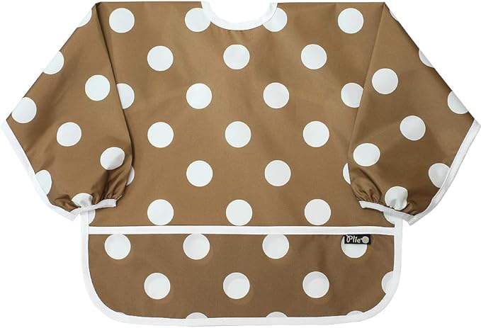 Long Sleeve Waterproof Bib for Toddlers – Feeding Smock for Baby Mealtime, Self-Feeding, Painting & Messy Play, BPA-Free