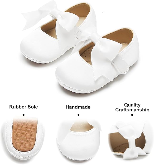 Soft Sole Baby Shoes - Infant Baby Walking Shoes Moccasins Rubber Sole Crib Shoes