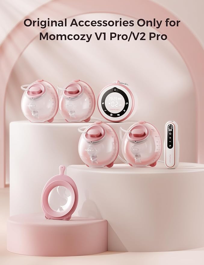 Momcozy Original V1 Pro/V2 Pro Breast Pump Replacement Accessories,Double-Sealed Flange 24mm Only for Momcozy V1 Pro/V2 Pro,1PC