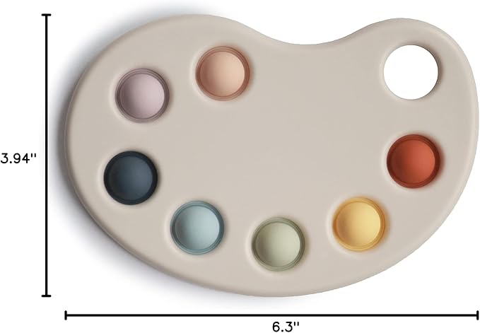 mushie Paint Palette Press Toy