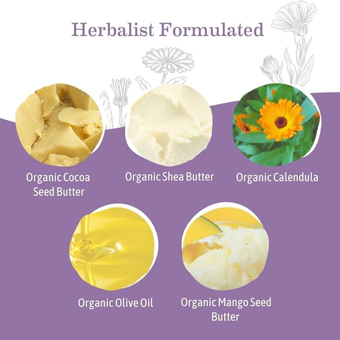 Earth Mama Vegan Nipple Butter | Cruelty-Free Breastfeeding Cream for Nursing Mamas | NO Lanolin, 2-Ounce (2-Pack)