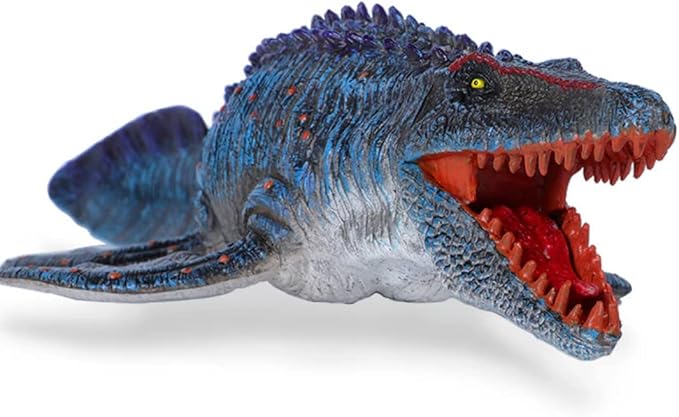 Jurassic Large Mosasaurus Dinosaur Toy Figure, 13.4" Realistic Giant Sea Monster Figurine, Educational Prehistoric Water World Ocean Creature for Model Decoration, Display, Collectors