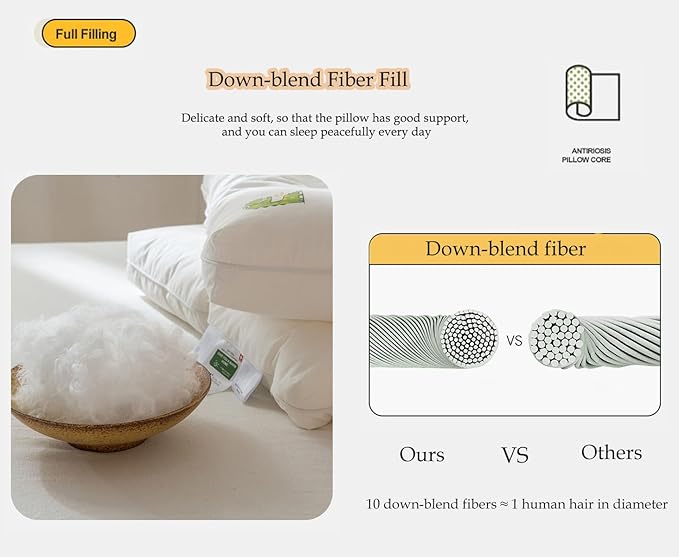 Toddler Pillow for 2,3,4,5 Years Old-11”x 17”-100% Cotton Machine Washable Soft and Breathable Kids Pillows, Small Toddler Pillow for Sleeping,Travel,Crib Bed,Daycare