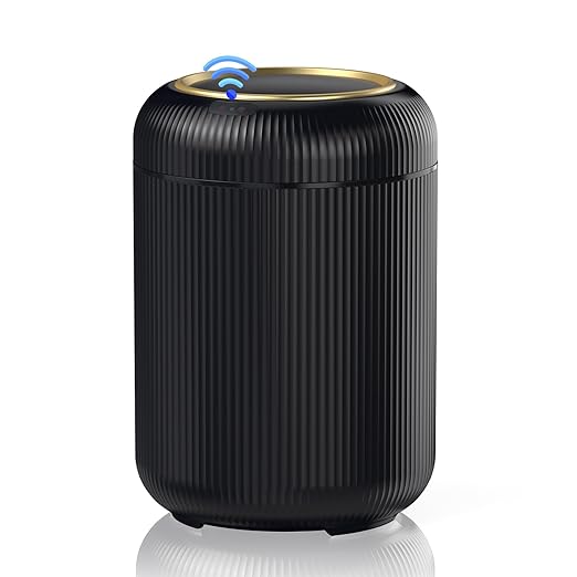 Procade Bathroom Trash Can Automatic Touchless,Motion Sensor Trash Bin,3 Gallon /11 L Smart Office Garbage can with Lid,Small Black Garbage Bin Wastebasket for Bedroom,Toilet, rv, Kitchen,Living Room