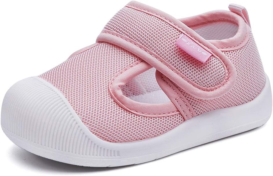 BMCiTYBM Baby Sneakers Girls Boys Lightweight Breathable Mesh First Walkers Shoes 6-24 Months