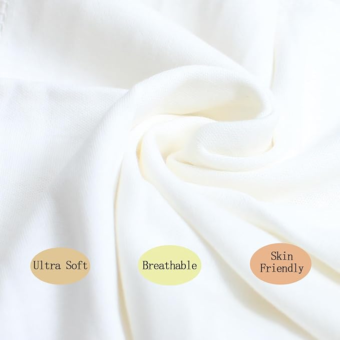 6-Pack Baby Hooded Towel and 5 Washcloths Set, Premium Ultra Soft Reusable 100% Organic Cotton Baby BathTowel, Baby Blanket for Newborns, Infants, Toddlers, Stripes, 30 x 30 Inch