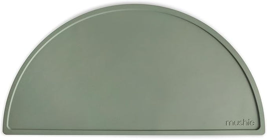 mushie Silicone Placemat for Kids | BPA-Free Non-Slip Design (Dried Thyme)