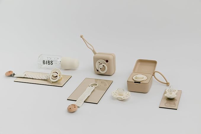 BIBS Bottle Kit - Part of Set. Mix and Match with BIBS Glass Bottles in Different Sizes, Bottle Kit Color - Part of Set, Ivory