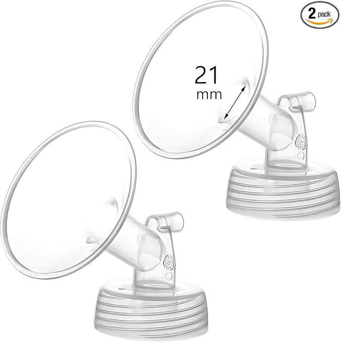 21mm Flange Compatible with Spectra S1 S2 9 Plus Synergy Gold Breastpump Replacement to Spectra Pump Parts and Flange; Not Original; Replaces Shield