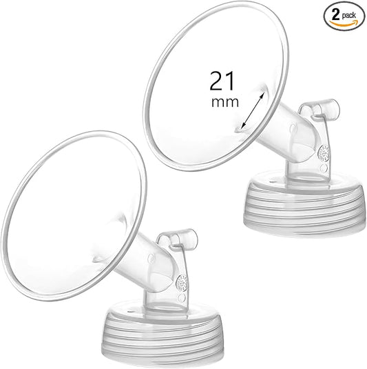 21mm Flange Compatible with Spectra S1 S2 9 Plus Synergy Gold Breastpump Replacement to Spectra Pump Parts and Flange; Not Original; Replaces Shield