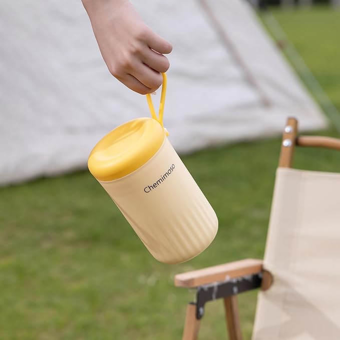 Chemimoso Travel Silicone Baby Bottle Cleaner Brush Set, Foldable Baby Bottle Drying Rack, Essential Cleaning Set for Outdoor Travel, Grey and White