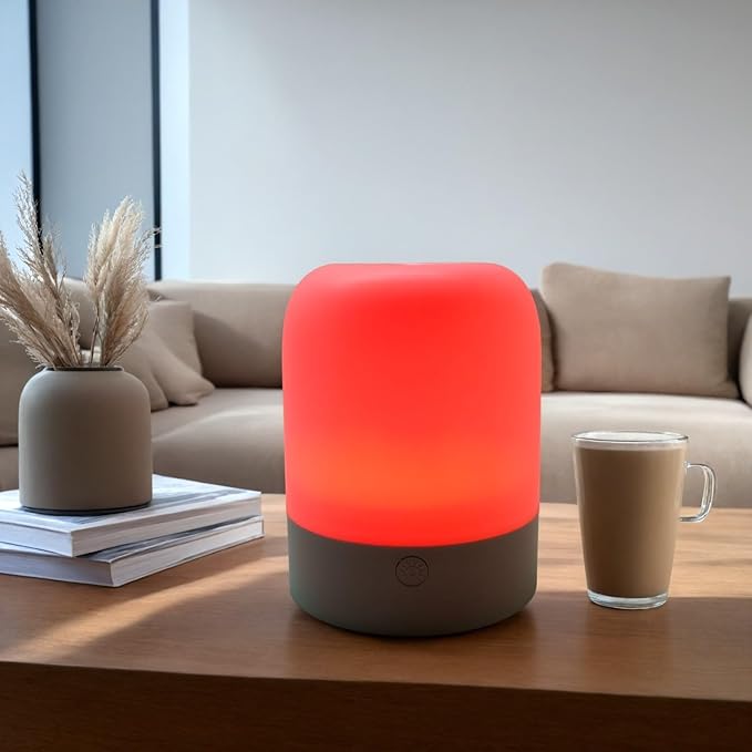 Night Light for Baby Nursery, 8 Colours Bedside Touch Sensor Night Lamps for Kids Breastfeeding and Sleep Aid, USB Rechargeable Nursery Lights8, Warm Light (Touch)