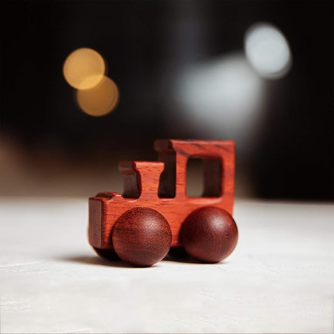 3PCS Wooden Baby Toys, Montessori Toys for Babies 0-6-12 Months, Baby Grasping Toys Push Car Toys for 1 Year Old Boy Birthday Gift #1