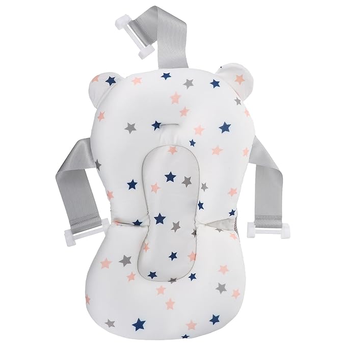 SAFIGLE Removable Sling Baby Bath Tub：Baby Bathtub Cushion with Adjustable Sling Non-Slip Floating Pad for Newborns, Infant Bathing Seat Support Matfor Safe and Comfortable Bathing (No Bathtub)