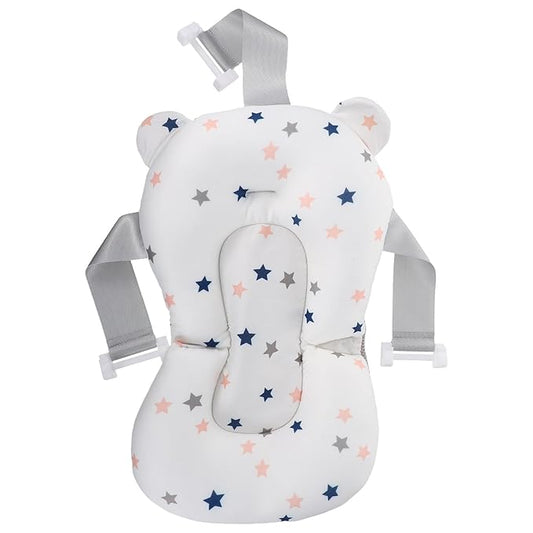 SAFIGLE Removable Sling Baby Bath Tub：Baby Bathtub Cushion with Adjustable Sling Non-Slip Floating Pad for Newborns, Infant Bathing Seat Support Matfor Safe and Comfortable Bathing (No Bathtub)