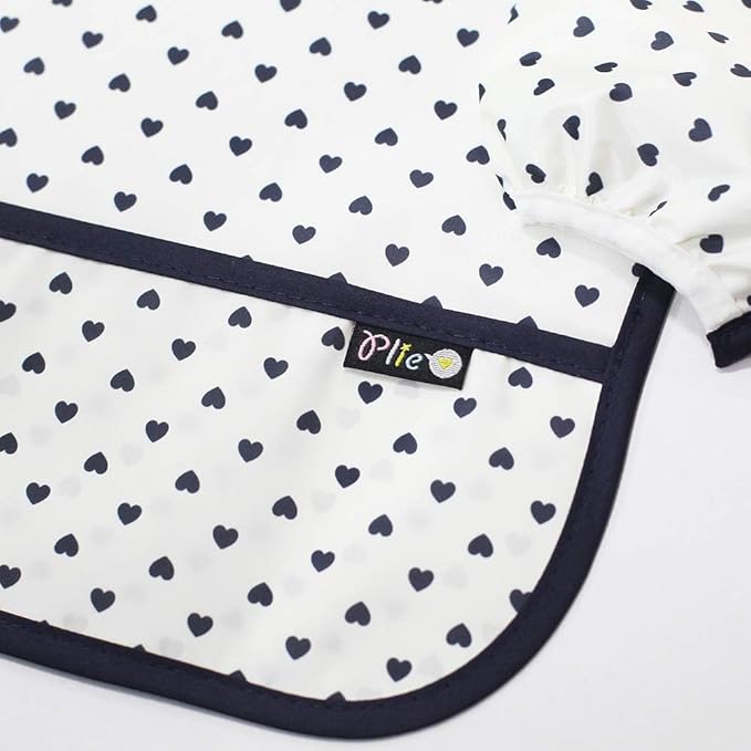 Long Sleeve Waterproof Bib for Toddlers – Feeding Smock for Baby Mealtime, Self-Feeding, Painting & Messy Play, BPA-Free