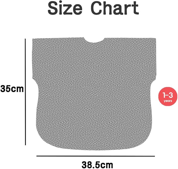 Short Sleeve Waterproof Bib for Toddlers – Feeding Apron for Mealtime, Daycare, Self-Feeding & Messy Play, Baby Bib