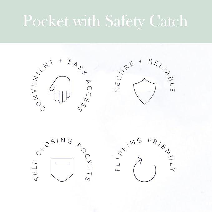 Red Rovr Everyday Joey Belt Bag | Organization & Zipper pockets |Adjustable Strap for All Ages (Mauve)