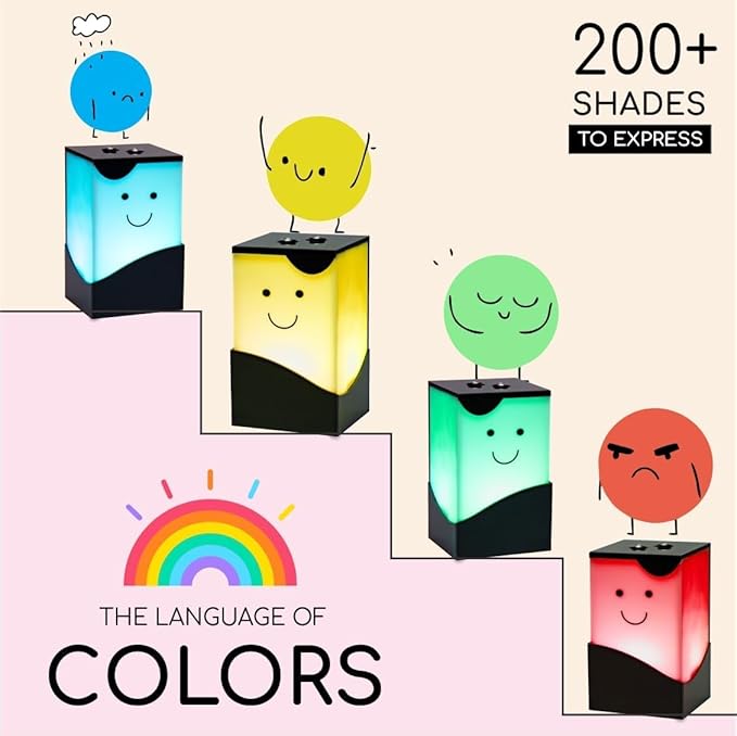 Telepathy Toddlers – Cute Long Distance Lamp for Mother's Day | No Subscription Required, Wi-fi enabled LED Touch Lamp, Distance Lights For Friendship & Long Distance Relationship (Set of 3)