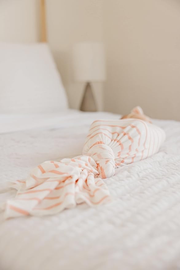 Copper Pearl Large Premium Knit Baby Swaddle Receiving Blanket Lainey