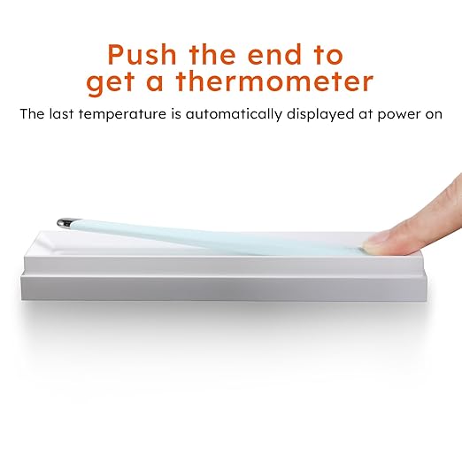 Thermometer for Adults and Kids, Medical-Grade Accurate Fast Reading Oral and Underarm Temperatures, Rechargeable Digital Thermometers with LED Display