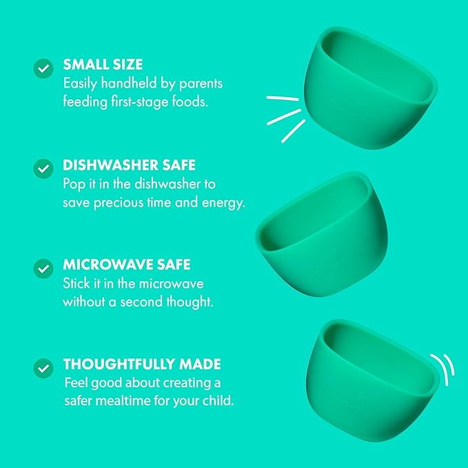 Avanchy Silicone Baby Bibs, Waterproof, Adjustable, BPA Free, Soft Unisex Set for Toddlers with Matching Spoon