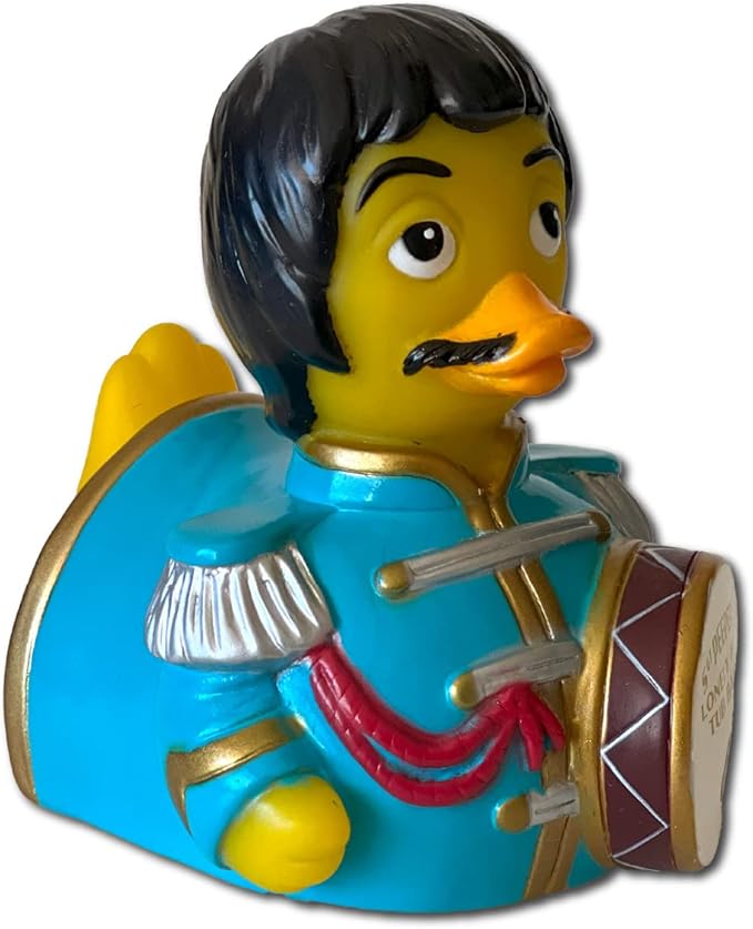 CelebriDucks - SGT Sargeant Peepers Lonely Hot Tub Band - Floating Rubber Ducks - Collectible Bath Toy Gift for Kids & Adults of All Ages