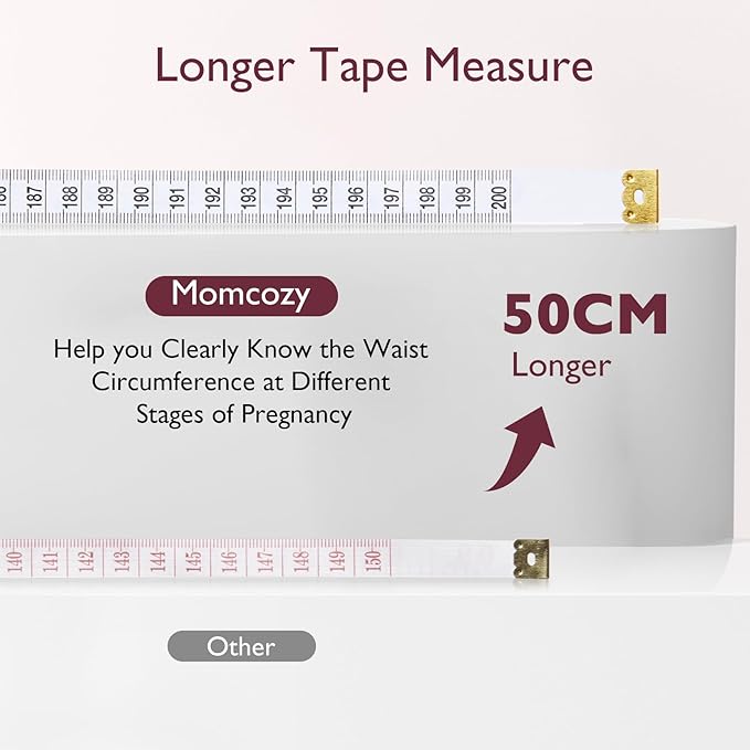 Momcozy Nipple Ruler for Flange Sizing, Soft & Flexible Silicone Measurement Tool for Breast Pump Sizing, Compatible with Momcozy, Medela, Spectra, Lansinoh, Easy to Use for Comfortable Pumping