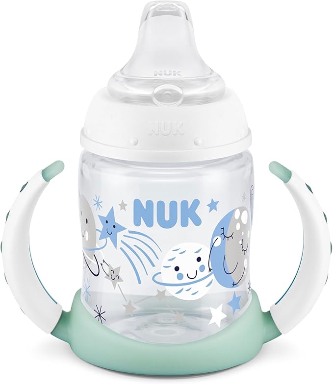 NUK Learner Cup, 5 oz, 1 Pack, 6+ Months – BPA Free, Spill Proof Sippy Cup