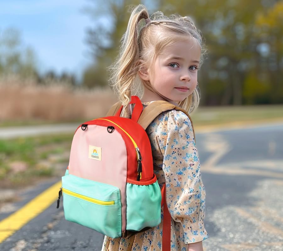 STEAMEDBUN Toddler Backpack for Girls 2-4: Preschool Kindergarten Backpacks - 12 inch Daycare Backpack