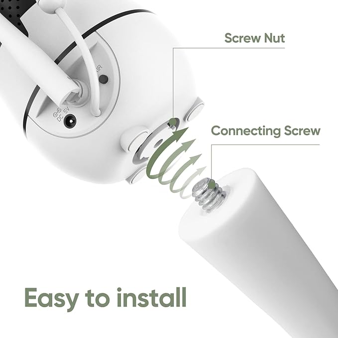 bonoch Baby Monitor Mount for BBM01/ BBM02/ BBM03/14 Crib Camera Holder Wall Mount Flexible Twist Versatile Without Wall Damage, Baby Camera Stand for Crib Nursery