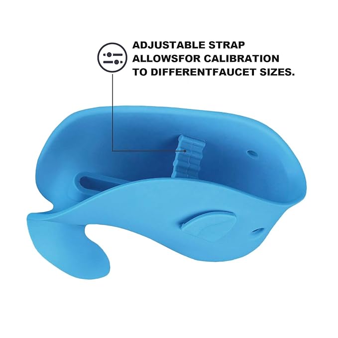 Baby Bathtub Faucet Cover, Baby Safety Protection Silicone Toys, Bath Spout Cover Baby Bathtub, Faucet Cover Baby Bathtub Silicone Whale for Kids, Toddler, Infant, Gifts for Children