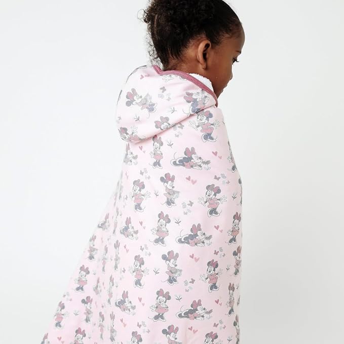 Premium Big Kid Hooded Towel "Minnie Mouse" by Copper Pearl