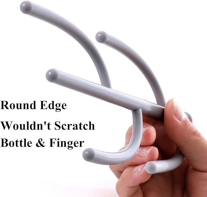 XYW Baby Bottle Drying Rack, Bottle Dryer Rack Holder, Space Saving Standing Drying Rack for Baby Bottles, Pump Part Cleaning, Countertop Drying Rack Baby Accessory