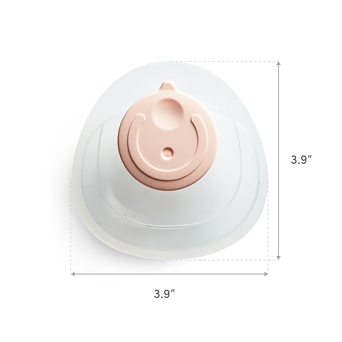 Munchkin Breast Milk Collector Cups with Storage Plug, Food Grade Silicone, BPA Free, 1.5 Ounces Each - Discreet & Comfortable, Leak Free, Breastfeeding Essential for Postpartum Moms, 2 Pack