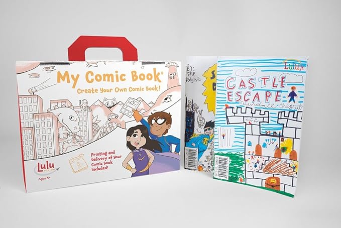 Lulu Jr. My Comic Book Making Kit, Multicolor, 6.75" x 10.25"