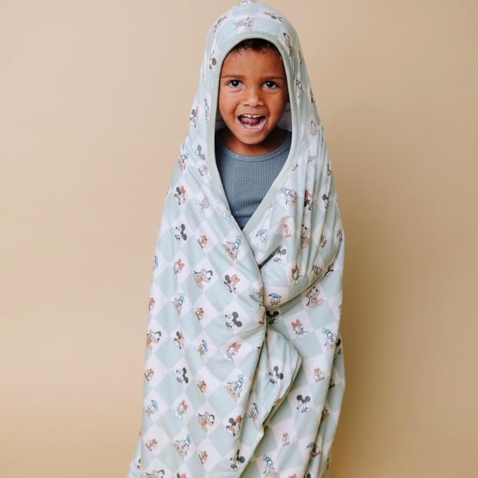 Premium Big Kid Hooded Towel "Mickey Mouse & Friends" by Copper Pearl