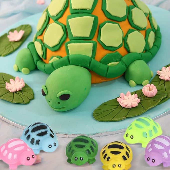 ArtCreativity Rubber Water Squirting Turtles, Pack of 12, Bathtub and Pool Toys for Kids, Safe and Durable Water Squirters, Birthday Party Favors, Goodie Bag Fillers