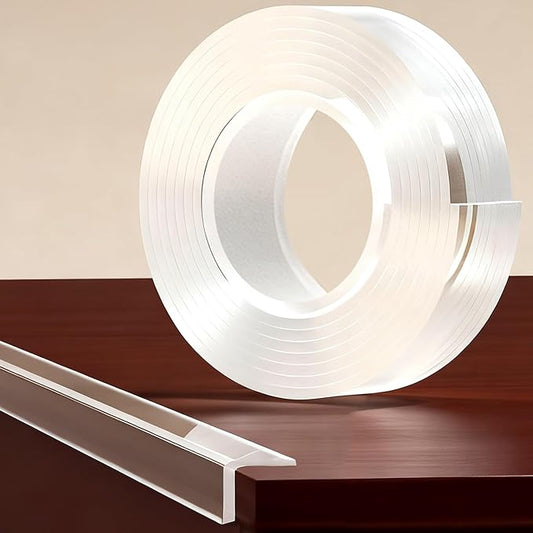 0.8 in x 13.12 FT,Edge Corner Protector Baby Proofing,Soft Clear Furniture Table Corner Guard & Edge Safety Cabinet Door Bumper,Crib Bumpers,Window Sill Protector,Wall Protector