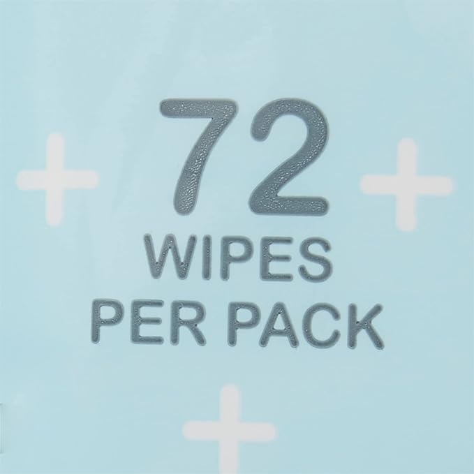 McKesson Baby Wipes, Unscented (1 Pack, 72 Wipes) - Aloe & Vitamin E, 99% Water, Flip-Top Lid, Wipes for Sensitive Skin & Diaper Rash, 6.8 in x 7 in, 72 per Pack