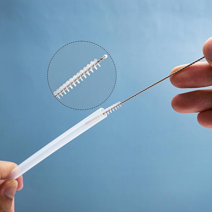 3 Pcs Bottle Brush Cleaning Set,Straw Cleaner Brush Water Bottle Brush for Bottles, Tumblers, Drinking Glasses, Strews