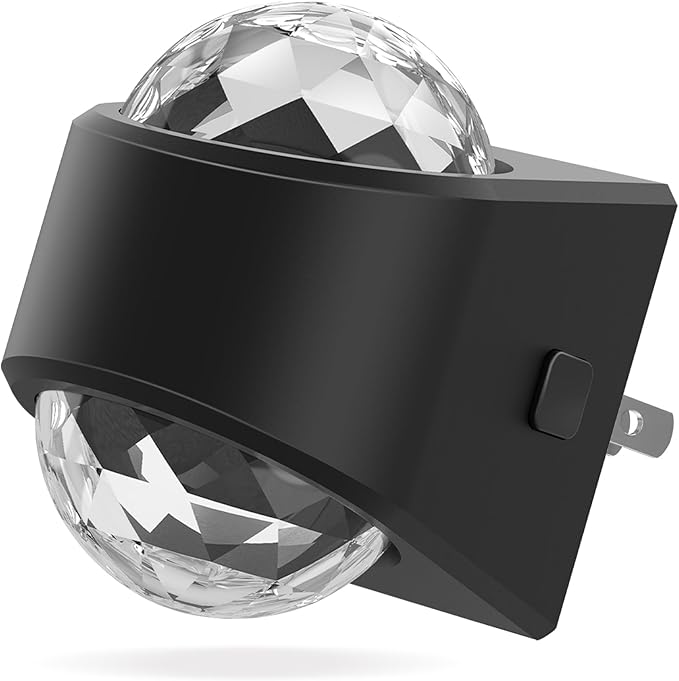 Night Lights Plug into Wall, Star Projector for Bedroom, Night Light Projector for Kids, 9-Color RGB Galaxy Nightlight with Dusk to Dawn Sensor for Bathroom, Home Gaming Room Decor Gifts