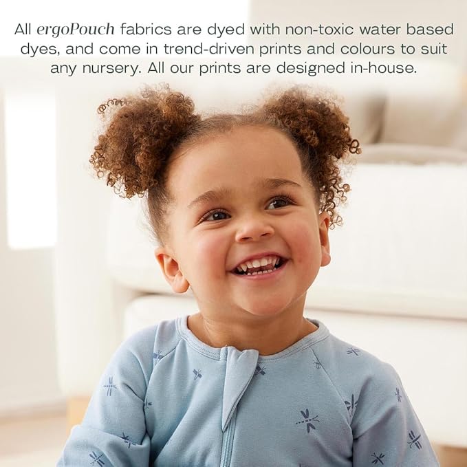 ergoPouch 2.5 TOG Sleeping Bag – Breathable, Cozy Sleepwear for Boys and Girls - (6-12 Months, Dragonflies)