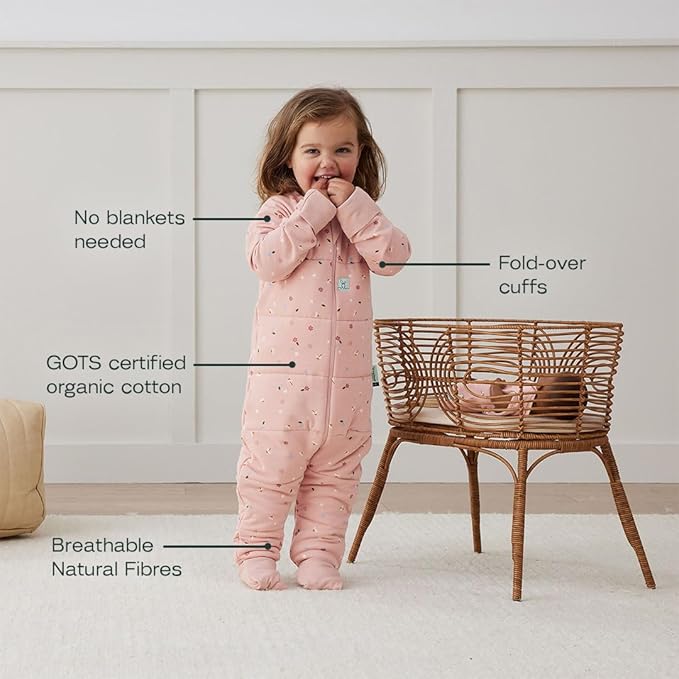 ergoPouch 2.5 TOG Sleeping For Baby Girl and Boy - Our Baby Sleeping Provide Ultimate Comfort - Easy Diaper Changes (2-3 Years, Daisies)