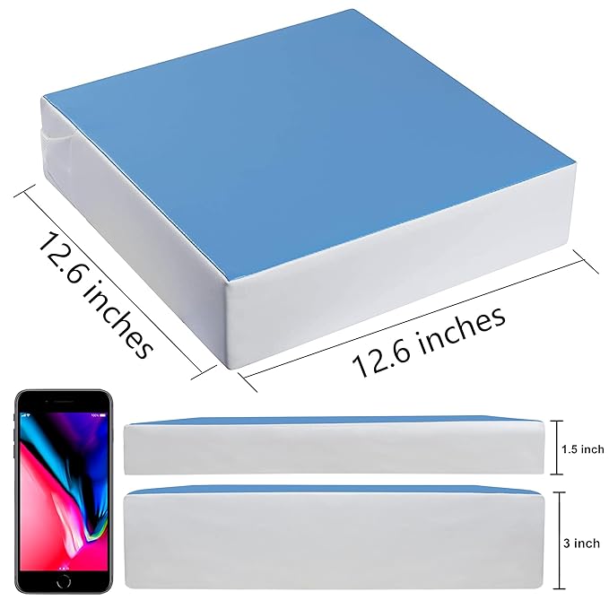 Kalawen Upgraded 2Pcs PU Washable Straps Safety Buckle Toddler Booster Seat for Kitchen Chair, Portable Travel