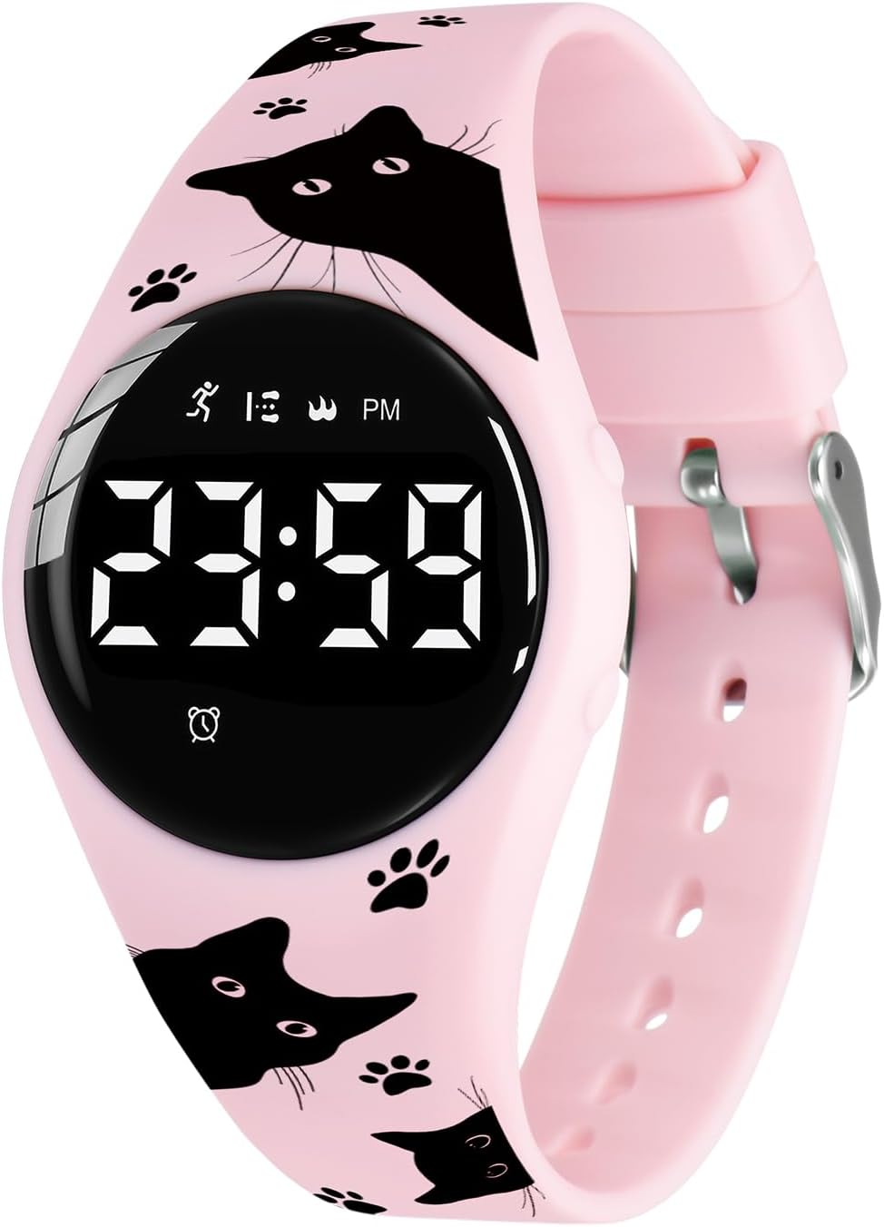 Kids Watches for Girls Boys Digital Sport Watch with Step Counter Pedometer Vibration Alarm Clock, No App Waterproof Fitness Tracker Kids Watch Boys Girls Teens Students Ages 5-16