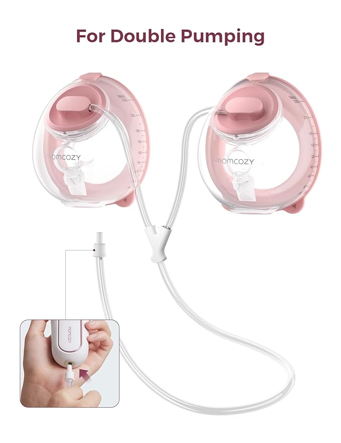 Momcozy Original V1 Pro/V2 Pro Breast Pump Replacement Accessories,Replacement Tubing of Double Pumping Only for Momcozy V1 Pro/V2 Pro,1 Pack